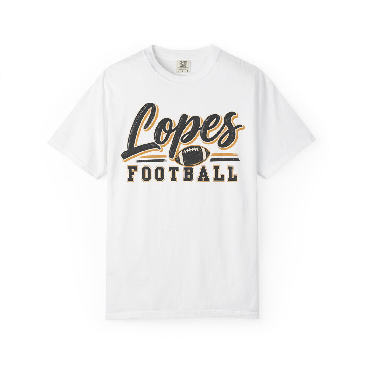 Lopes Football T-Shirt — Vintage Script Team Tee