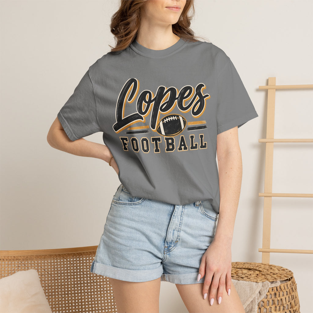 Lopes Football T-Shirt — Vintage Script Team Tee