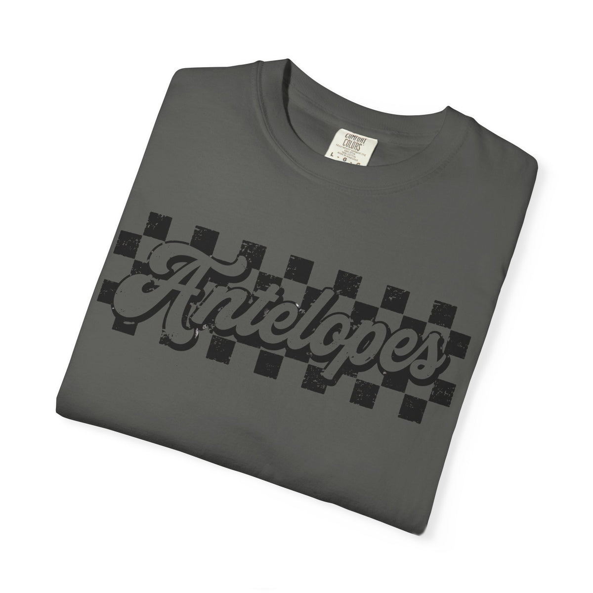 Antelopes Checkerboard Graphic T-Shirt