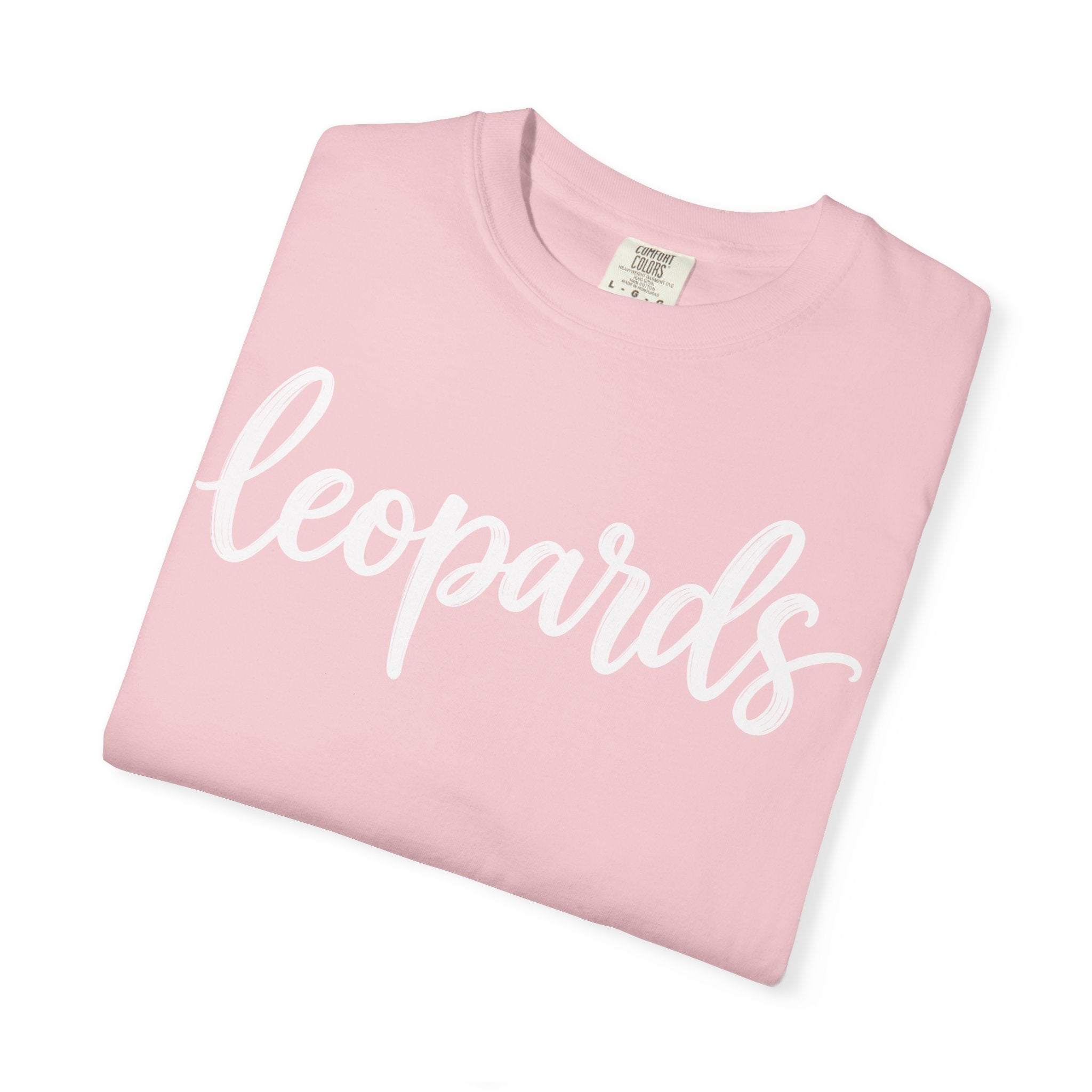 Leopards Script Tee — Retro Graphic T-Shirt