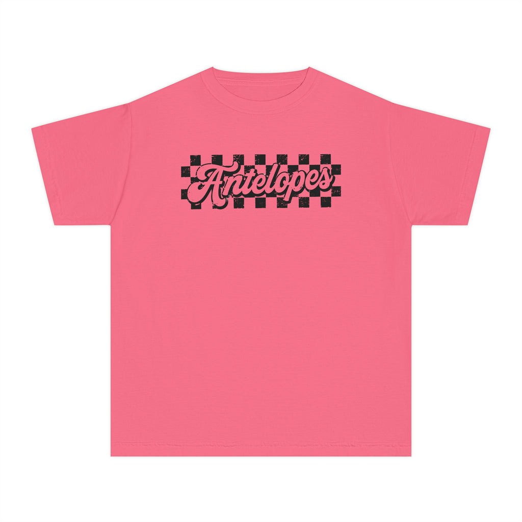 Antelopes Checkerboard Youth Tee