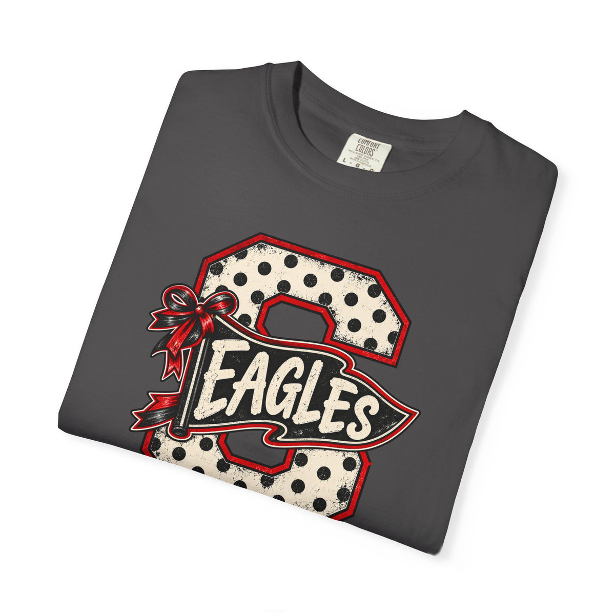 Vintage Polka Dot 'Eagles' Letterman T-Shirt