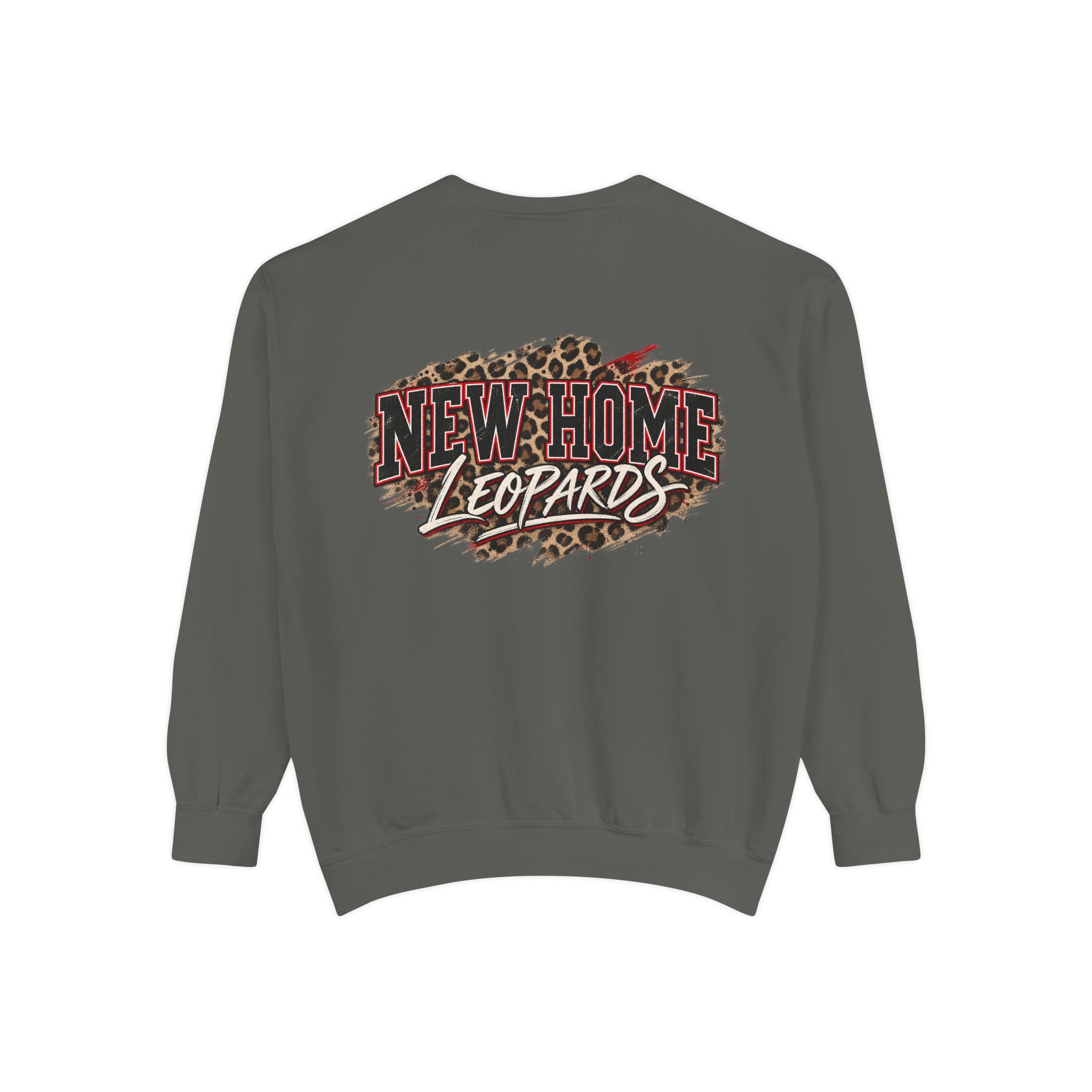 New Home Leopards Leopard-Print Crewneck Sweatshirt