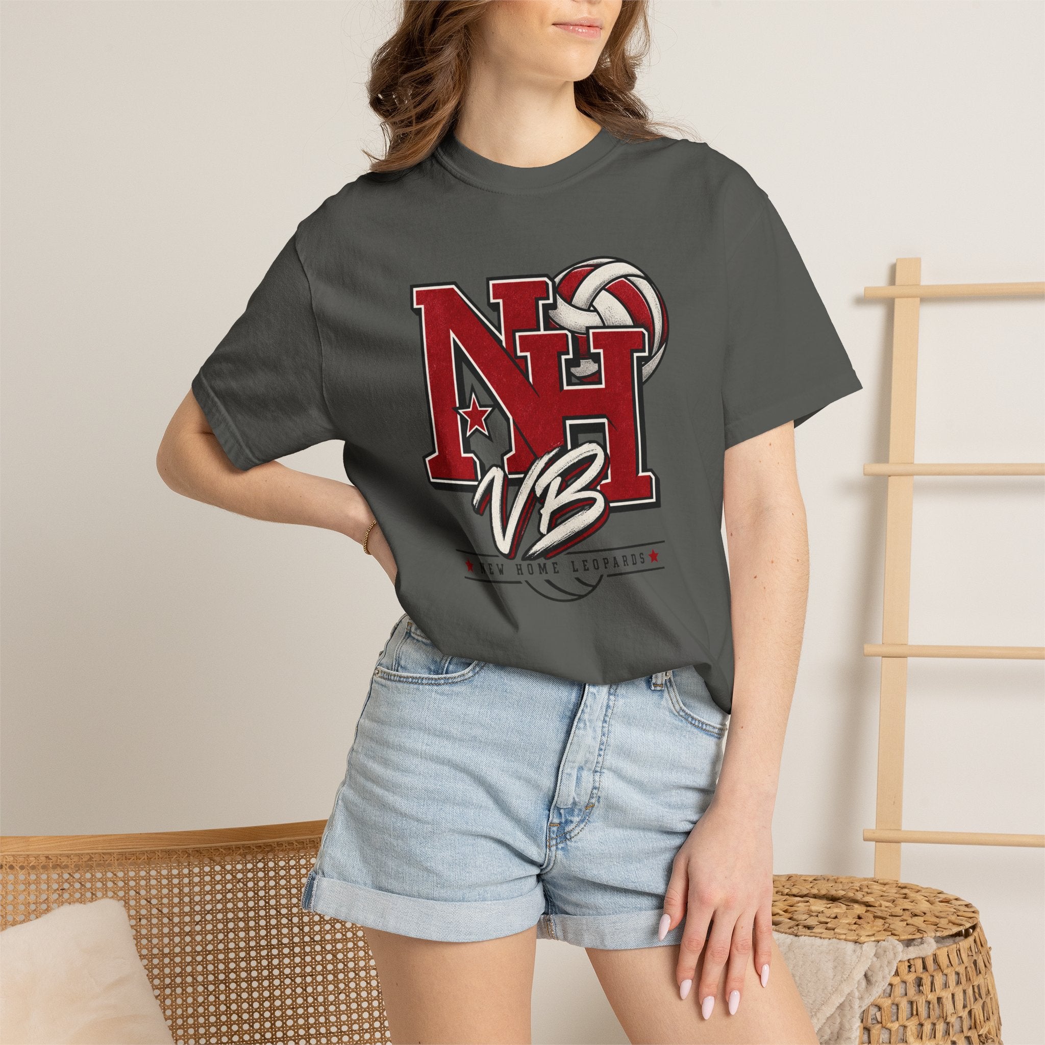 NH VB Volleyball Team T‑Shirt — New Hope Leopards School Spirit Tee