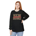 Long Sleeve T-Shirt — 'NEW LeOARDS' Leopard Print School Spirit Tee