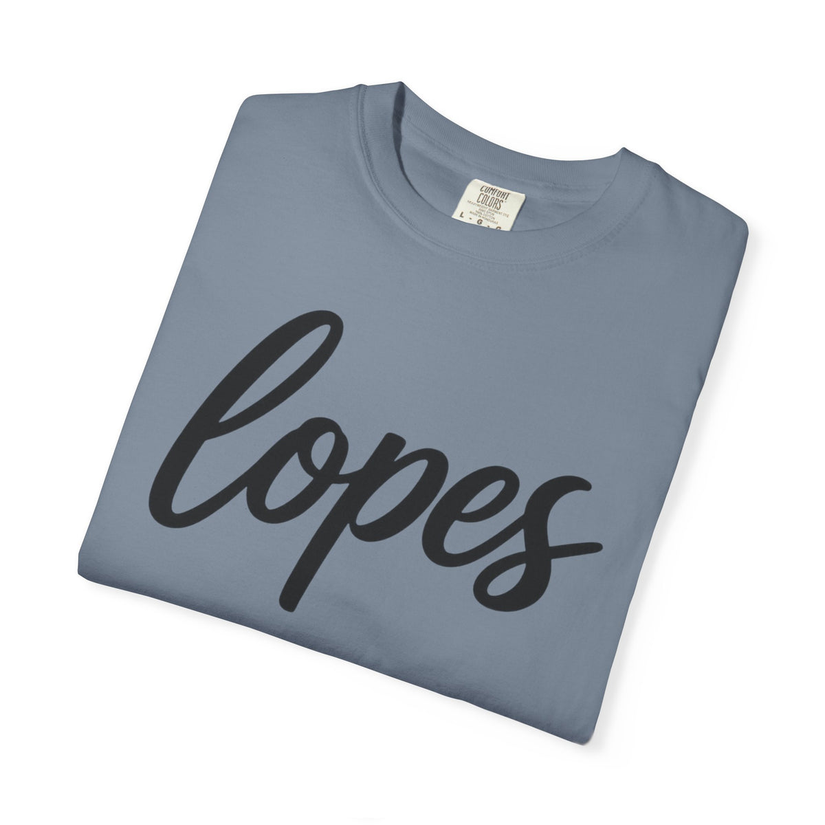 Lopes Script Tee — Personalized Name Graphic T-Shirt