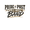 Pride of Post Band Sticker — Vintage Trumpet Kiss-Cut Sticker for Musicians & Band Fans