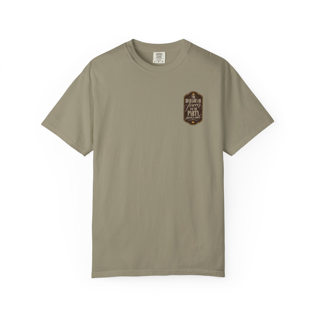 The Road Goes On Forever Party Never Ends Graphic T-Shirt