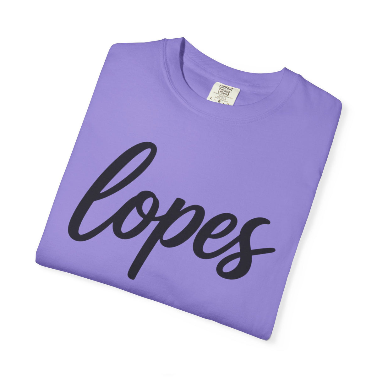 Lopes Script Tee — Personalized Name Graphic T-Shirt