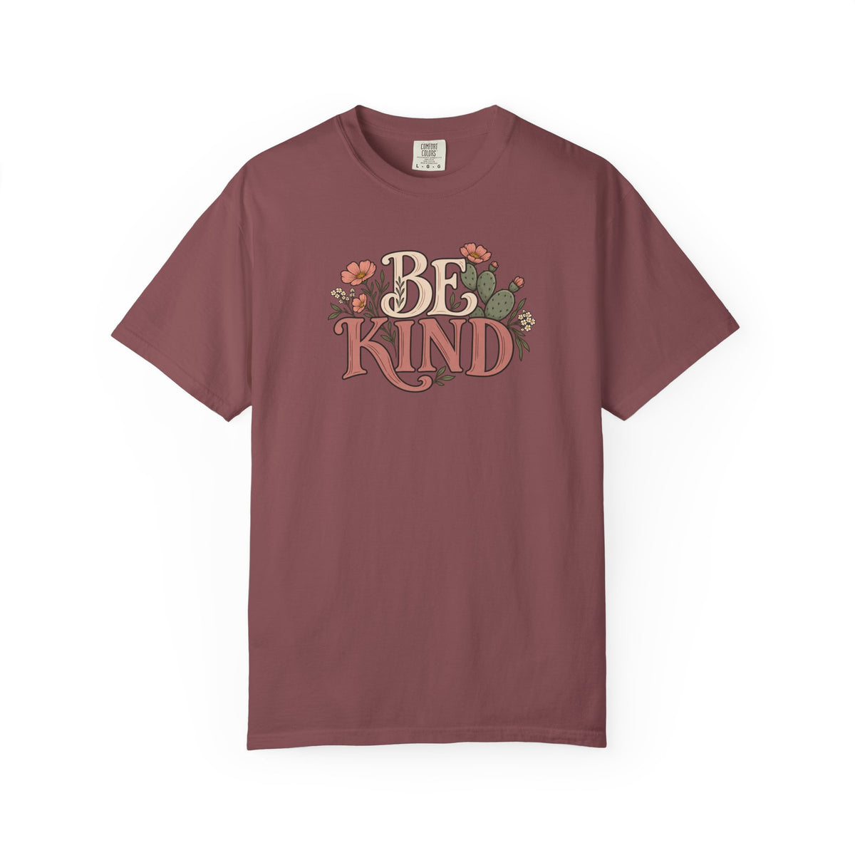 Be Kind Floral T-Shirt — Vintage Floral Graphic Tee