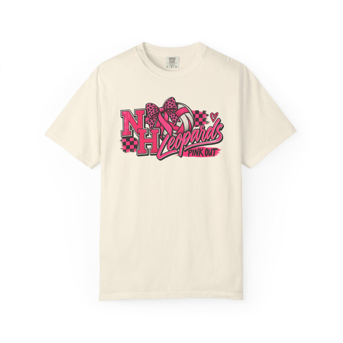 NH Leopards Pink Out Volleyball T-Shirt