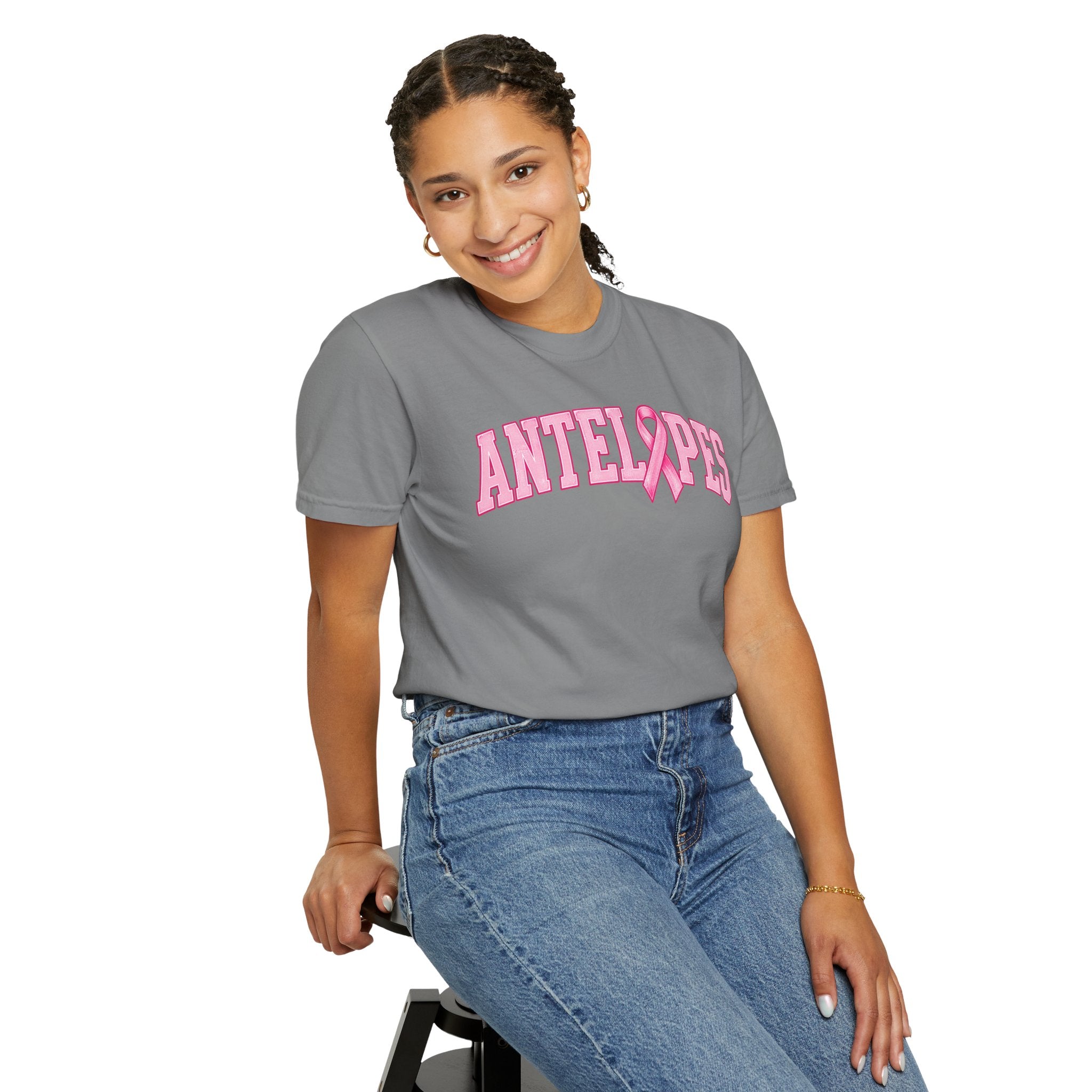 Antelopes Pink Ribbon T-Shirt — Breast Cancer Awareness Tee
