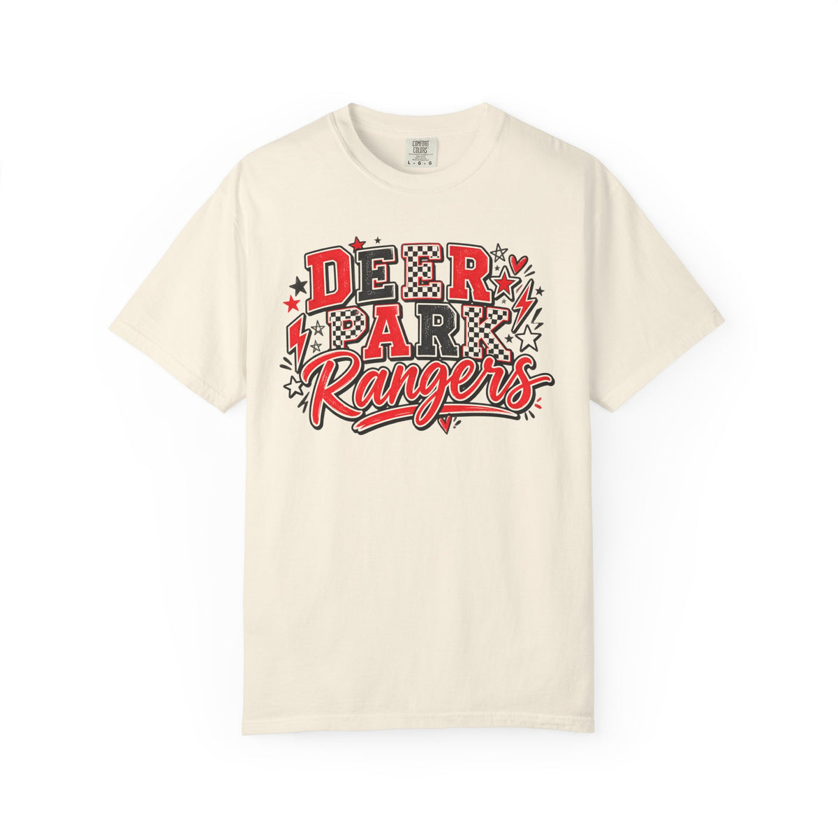 Deer Park Rangers Graphic T-Shirt — Retro Athletic Crew Tee