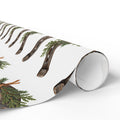 Rustic Horseshoe & Evergreen Wrapping Paper