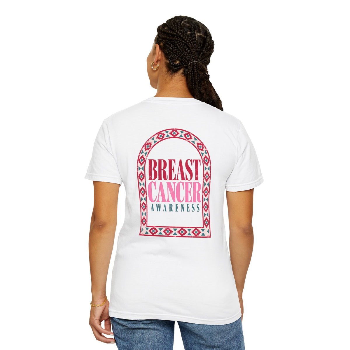 Breast Cancer Awareness T-Shirt — Pink Arch Design