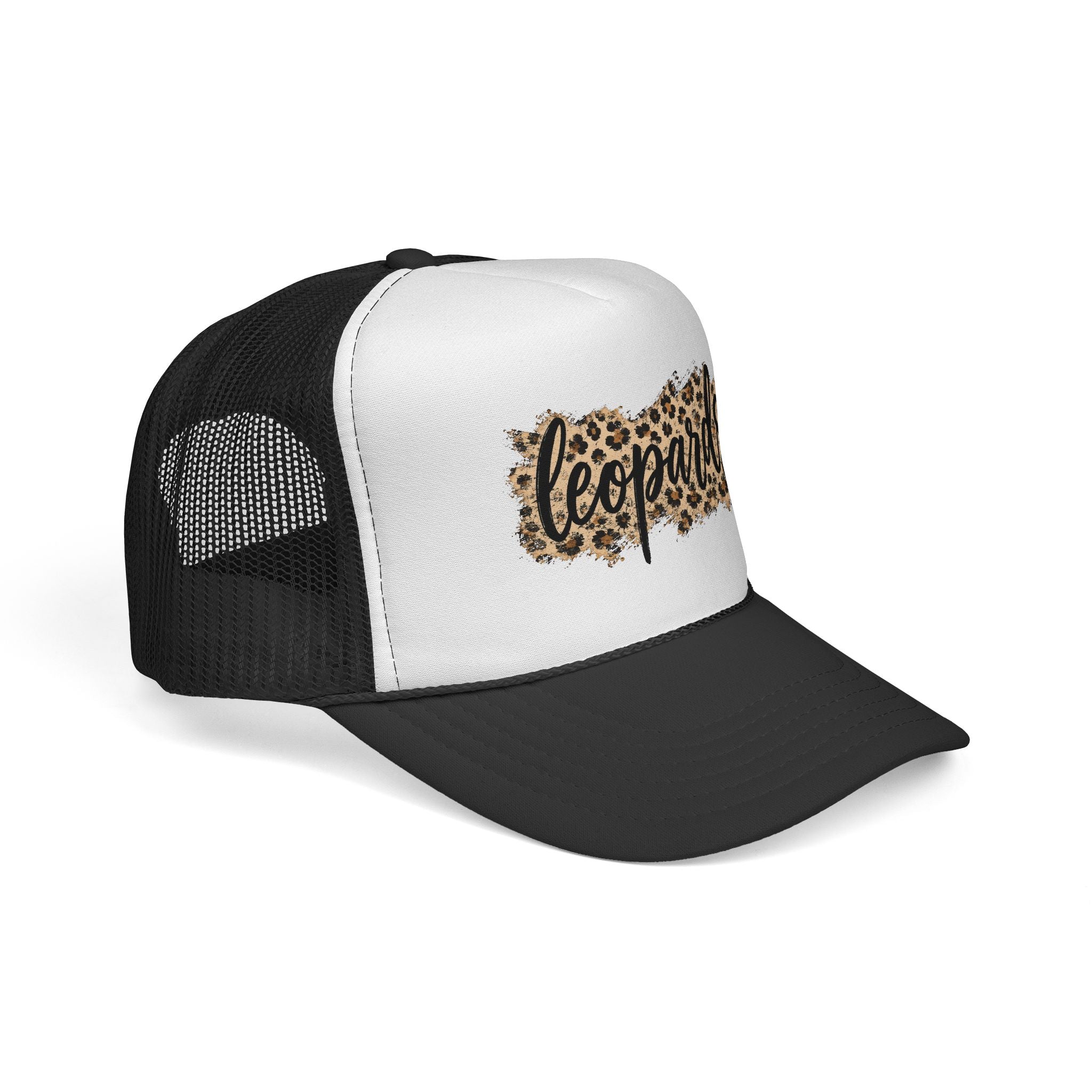 Leopards Leopard Print Trucker Hat — Animal Print Graphic Cap