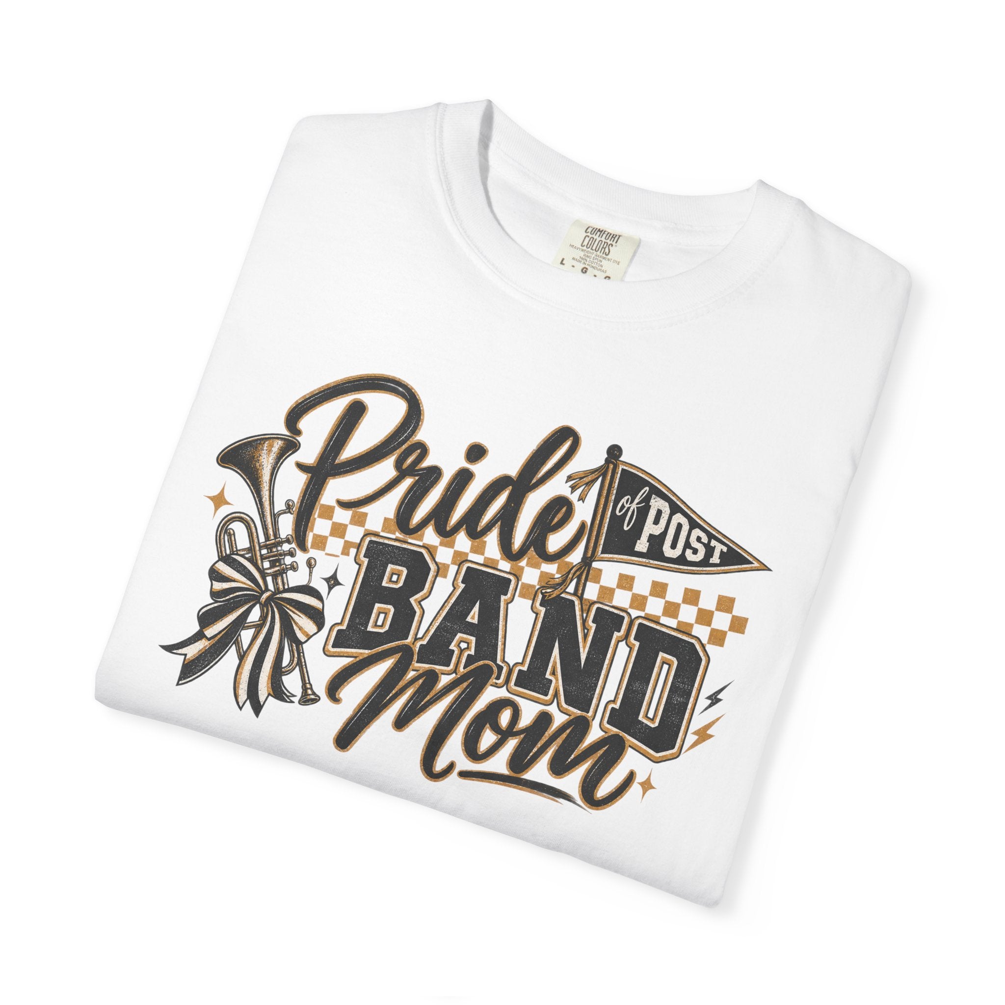 Band Mom T-Shirt – "Pride Band Mom" Graphic Tee for Marching Band Parents