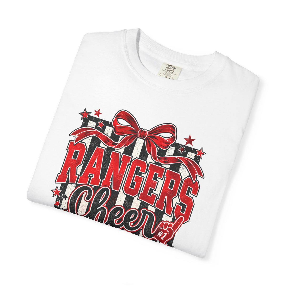 Rangers Cheer T‑Shirt — Pom Pom Megaphone School Spirit Tee