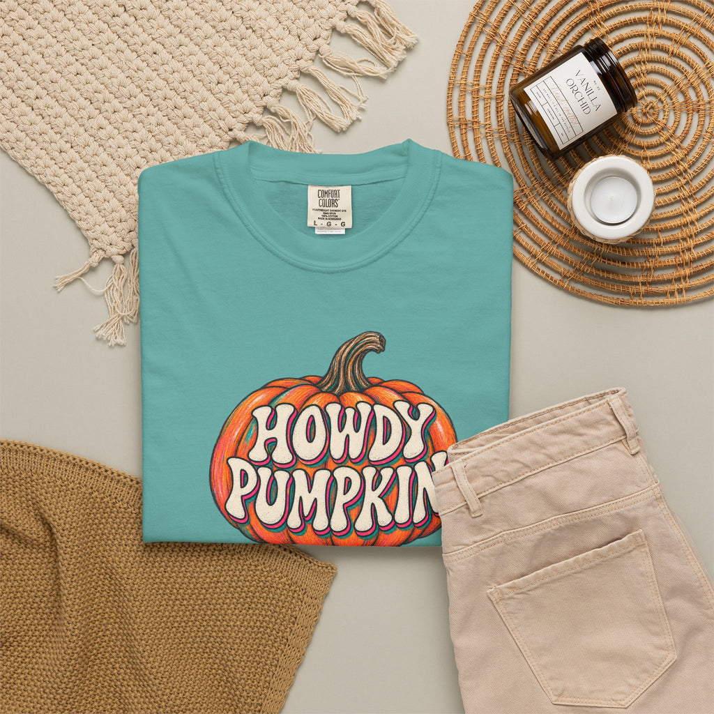 Howdy Pumpkin T-Shirt — Fall Western Graphic Tee