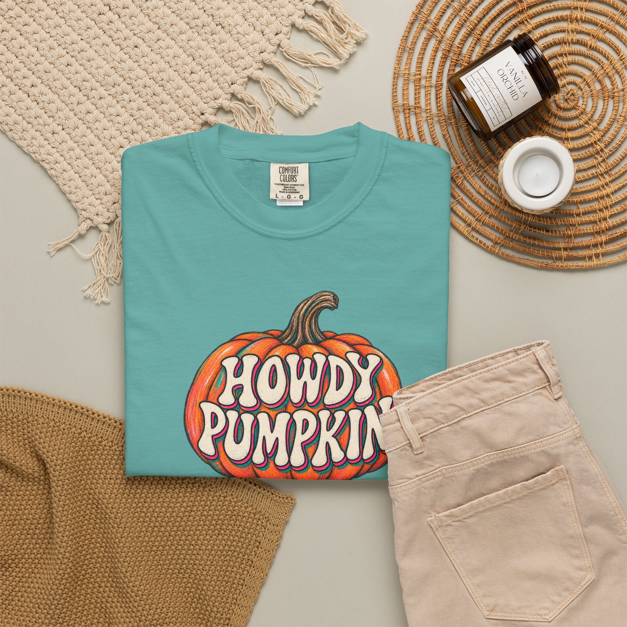 Howdy Pumpkin T-Shirt — Fall Western Graphic Tee