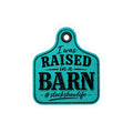 Raised in a Barn Vinyl Decal – 'I was RAISED in a BARN' Kiss-Cut Sticker for Farm & Stockshow Life
