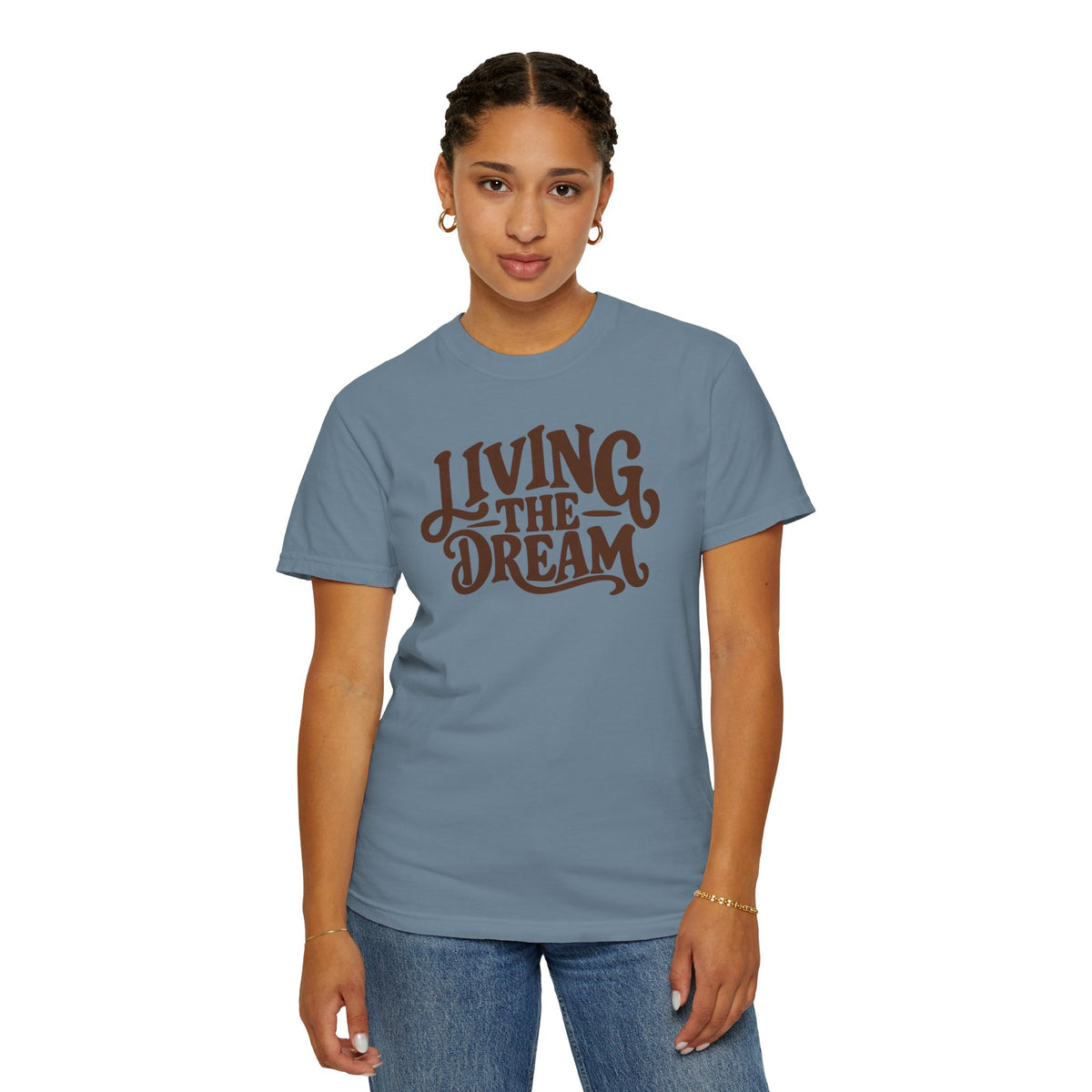 Living The Dream T-Shirt — Vintage Script Graphic Tee