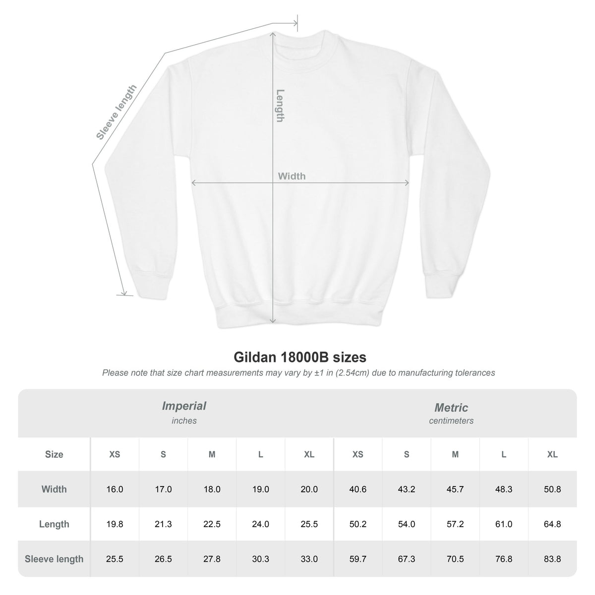 Youth Reindeer Christmas Crewneck Sweatshirt