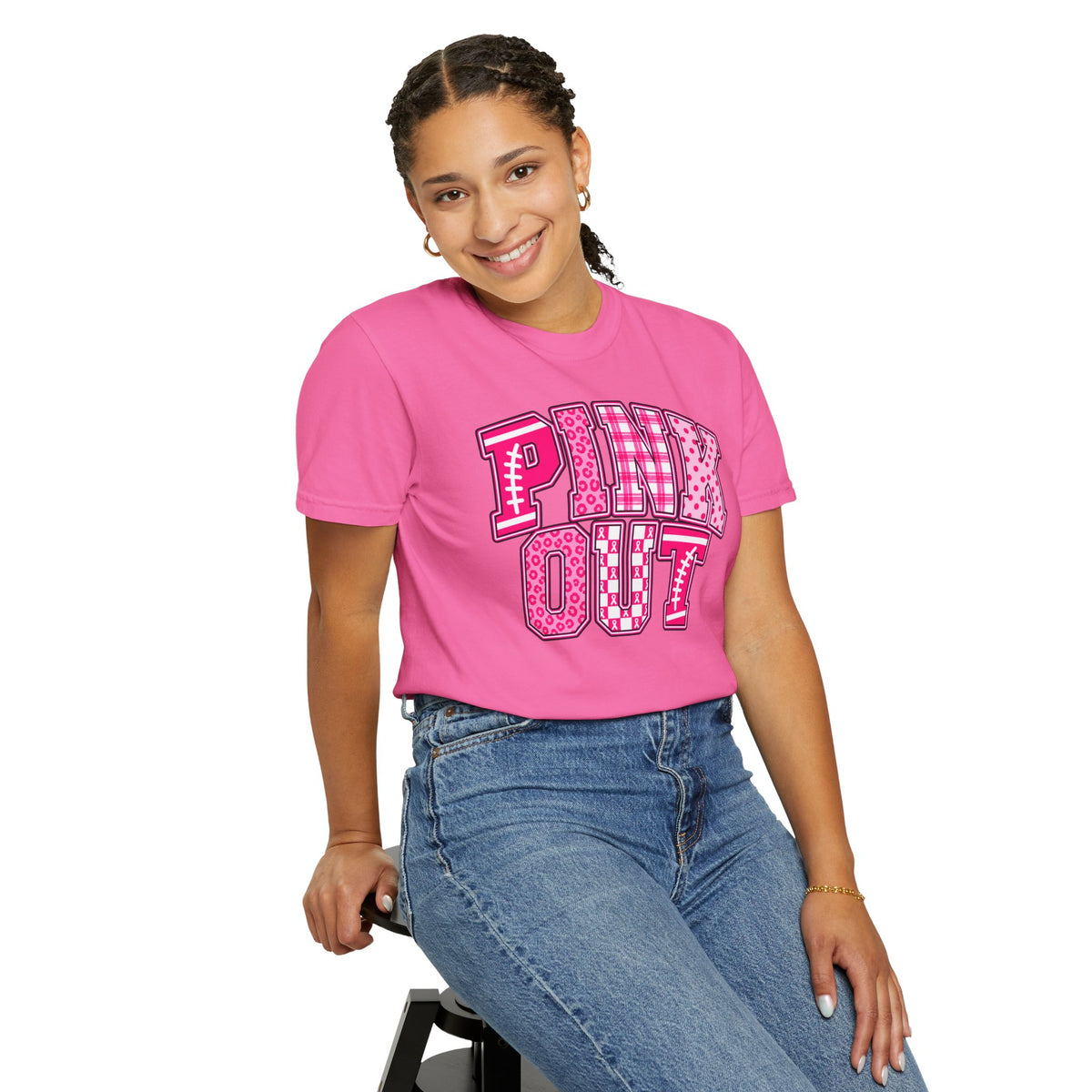 Pink Out T-Shirt — Breast Cancer Awareness Graphic Tee