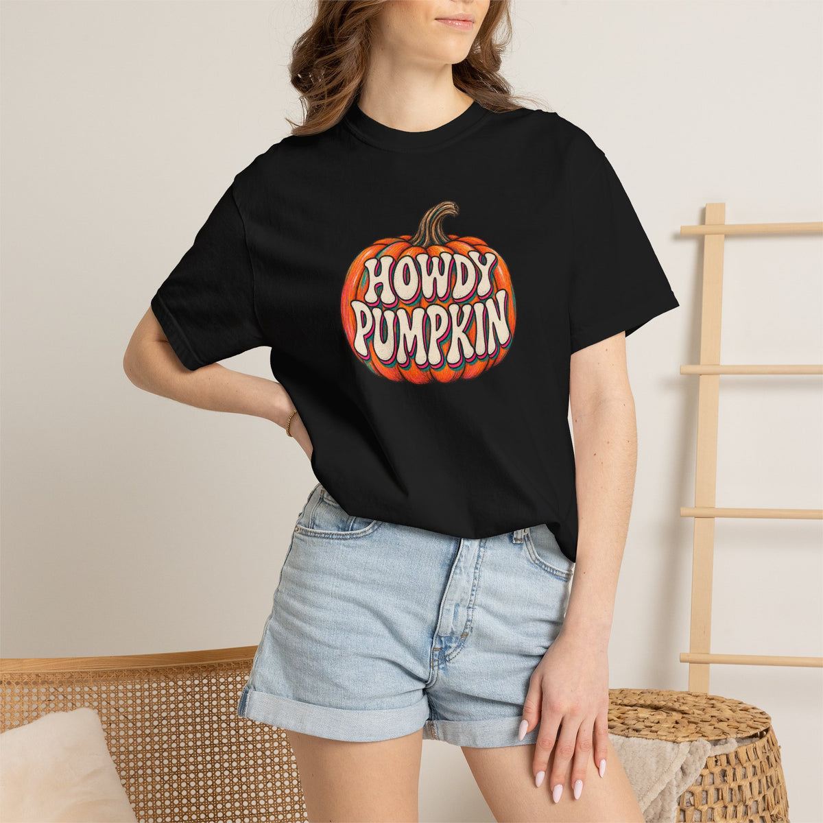 Howdy Pumpkin T-Shirt — Fall Western Graphic Tee