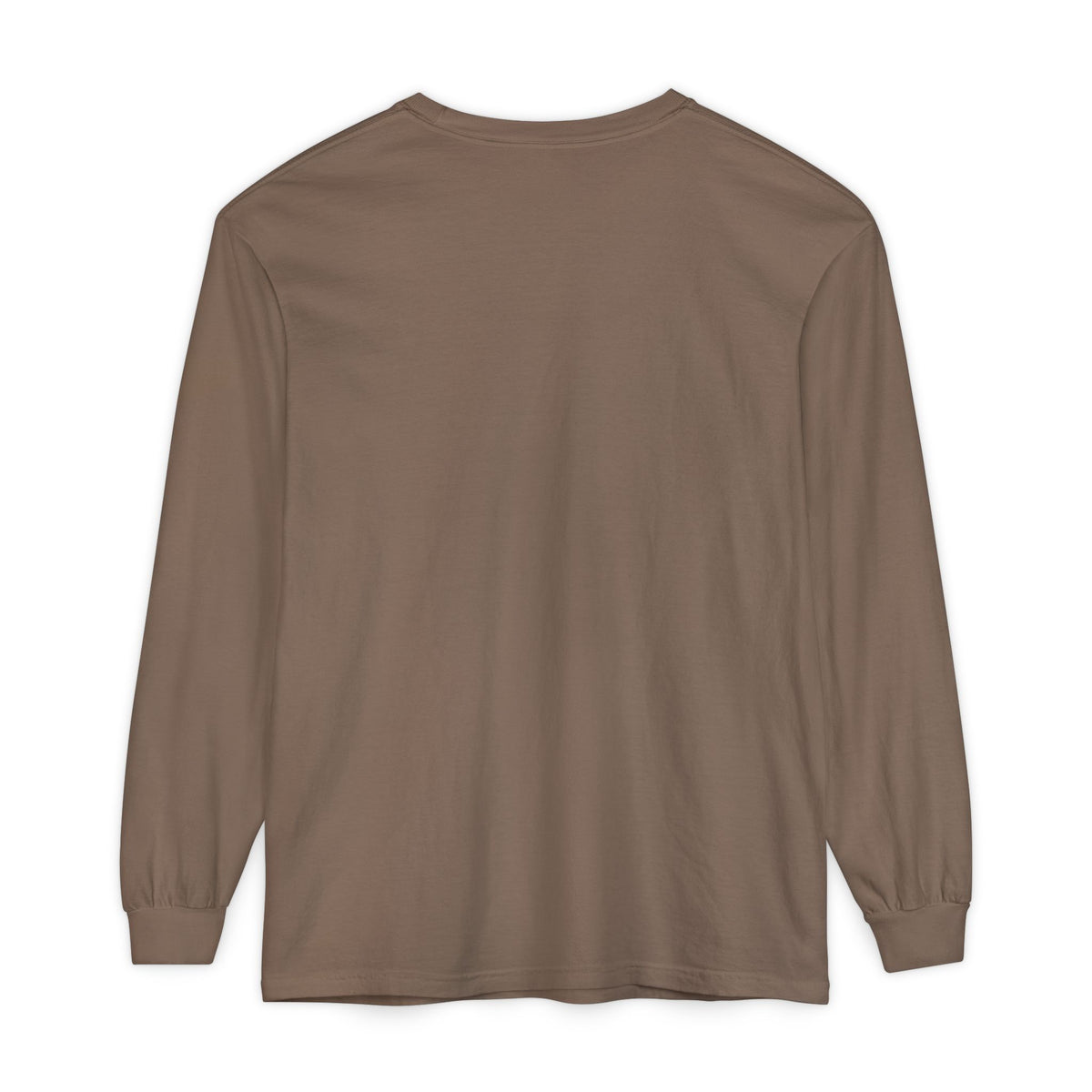 Happy Buffalo Long Sleeve Tee — “You Can Be Happy If You’ve a Mind To” Rustic Graphic Shirt