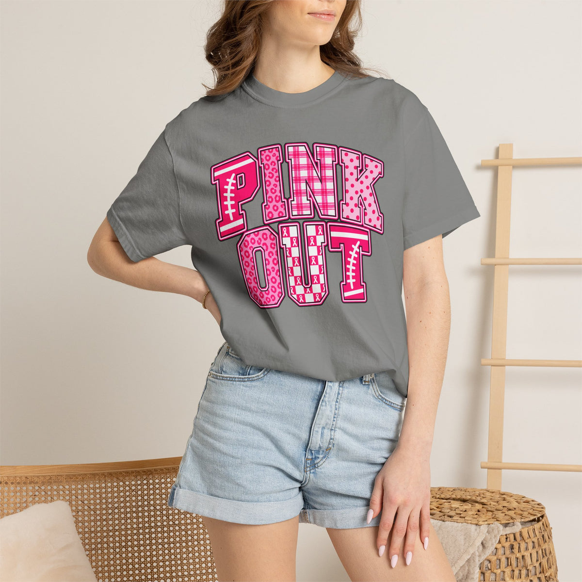 Pink Out T-Shirt — Breast Cancer Awareness Graphic Tee