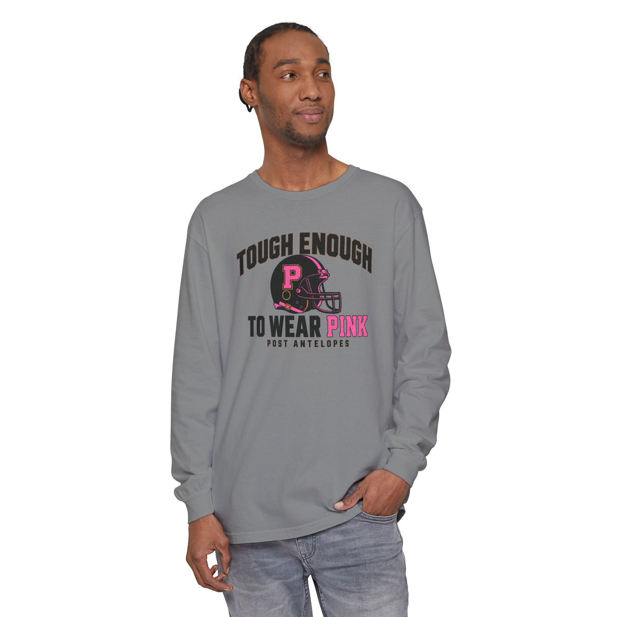 Tough Enough To Wear Pink Long Sleeve Tee