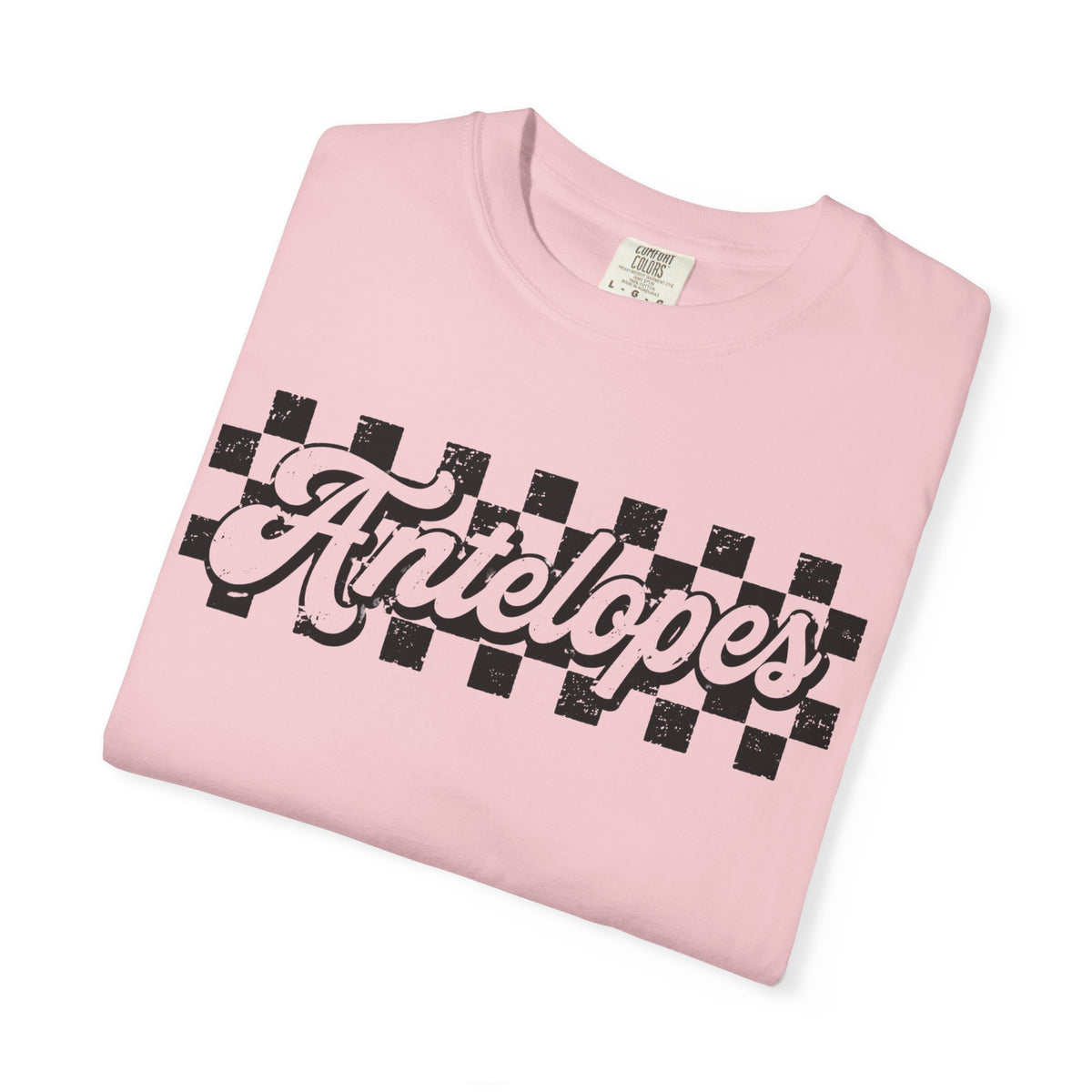Antelopes Checkerboard Graphic T-Shirt