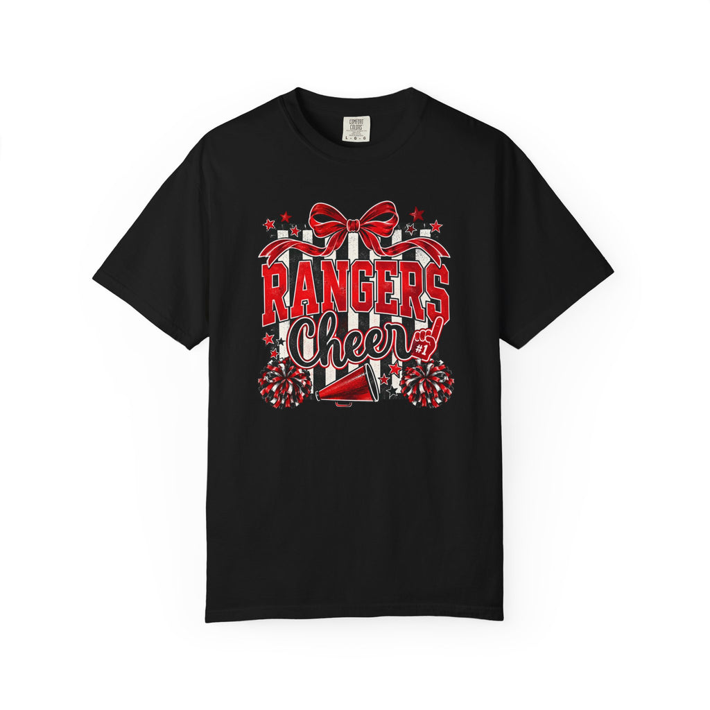 Rangers Cheer T‑Shirt — Pom Pom Megaphone School Spirit Tee