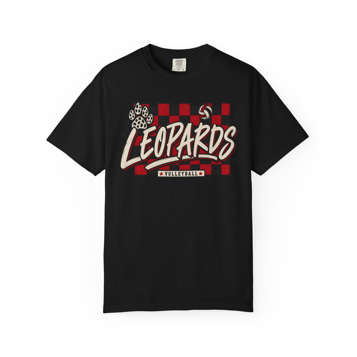 Leopards Volleyball Graphic T-Shirt