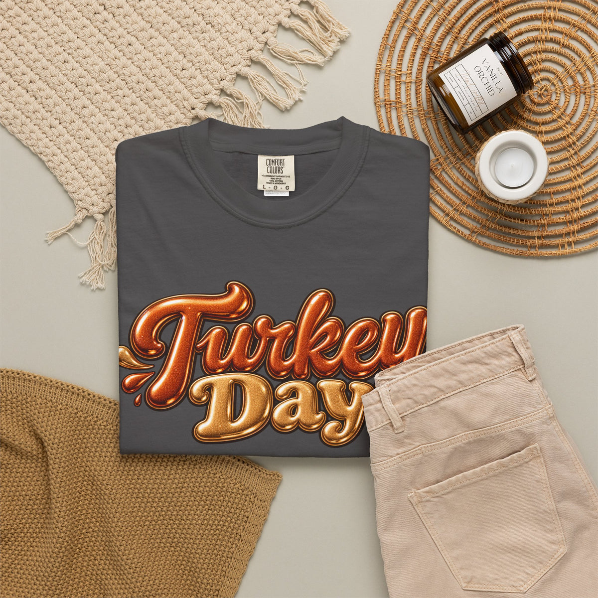 Turkey Day T‑Shirt — Thanksgiving Graphic Tee