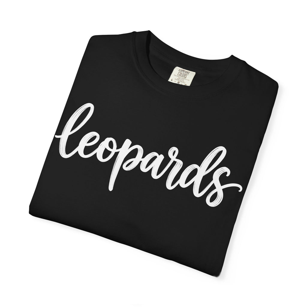 Leopards Script Tee — Retro Graphic T-Shirt