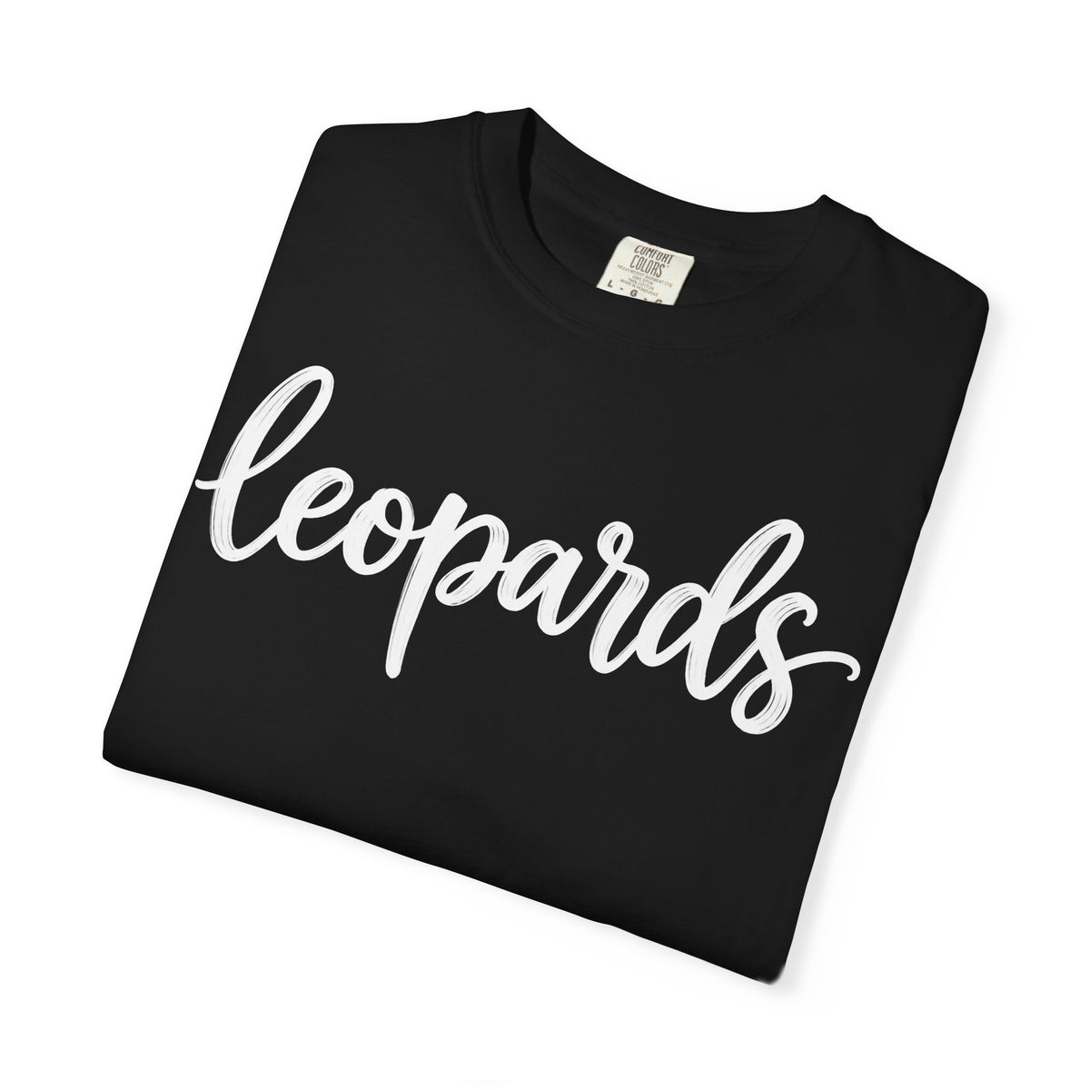 Leopards Script Tee — Retro Graphic T-Shirt