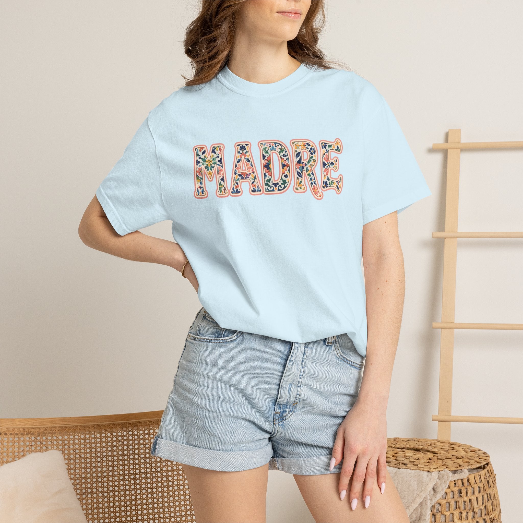 Madre Floral T-Shirt — Comfort Colors | MOM tee