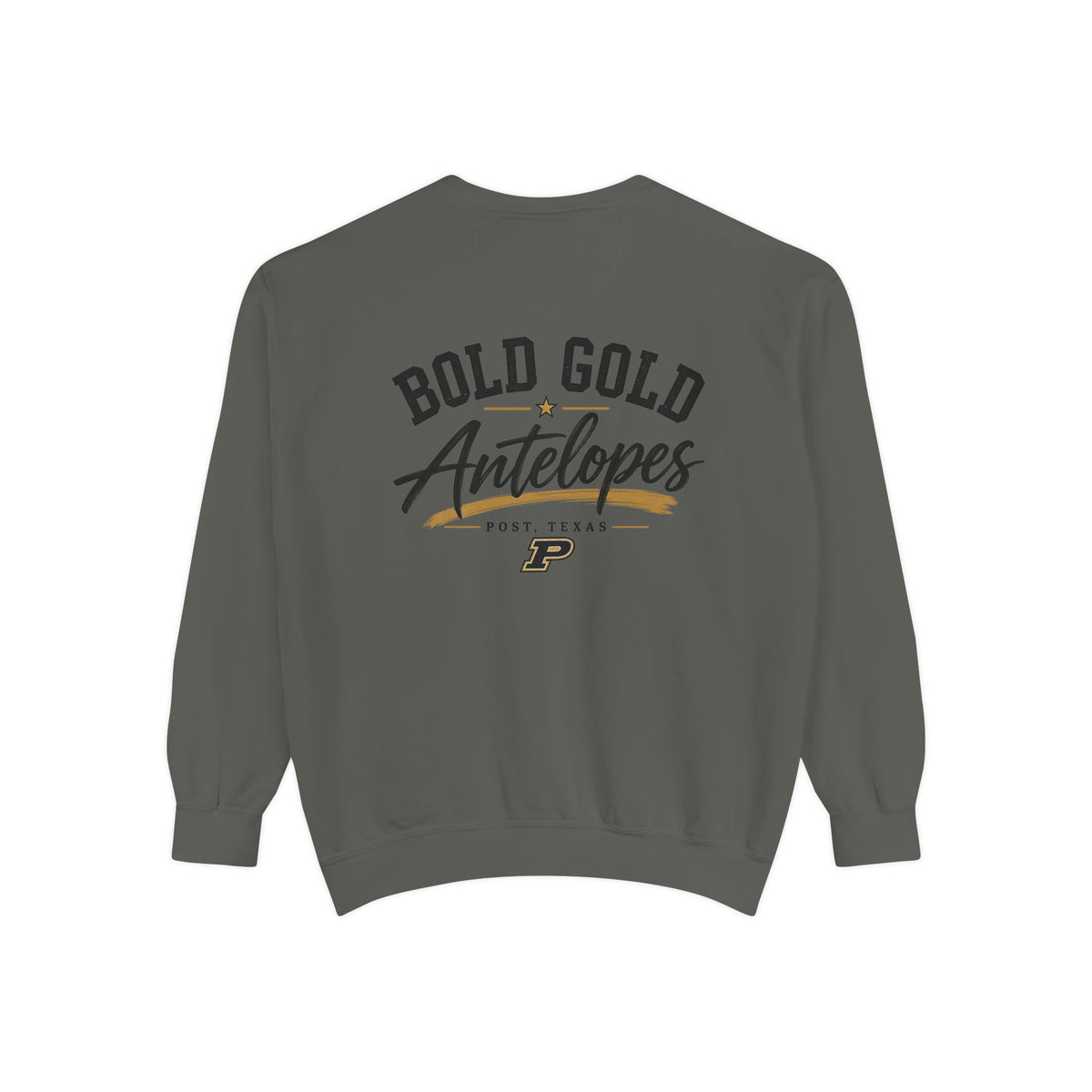 Antelopes Bold Gold Sweatshirt — 'Lopes Crewneck Pullover'
