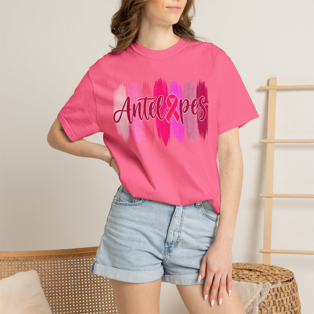 Antelopes Pink Brushstroke T-Shirt
