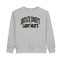 Toddler Sweatshirt - "Motley County Lady Mats" Vintage Varsity Kids Crewneck