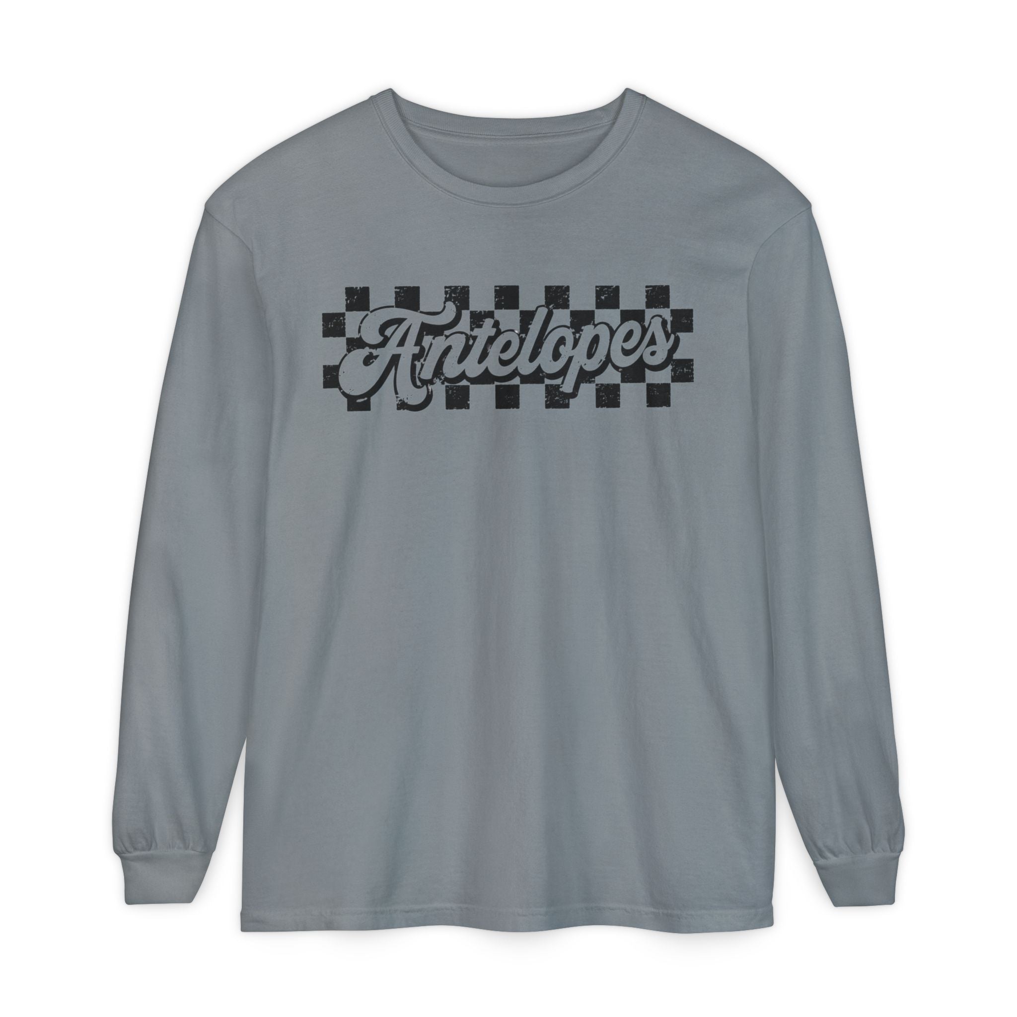 Antelopes Checkerboard Long Sleeve Tee