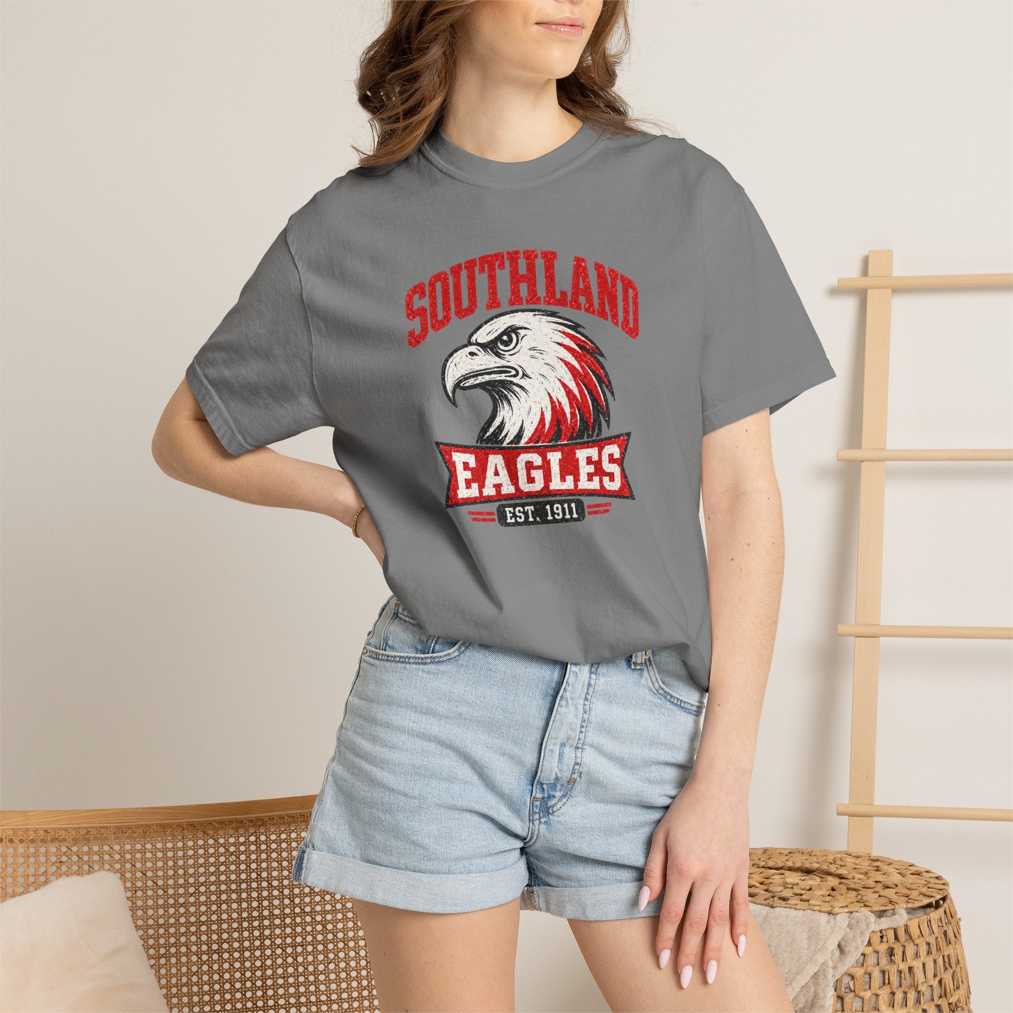 Southland Eagles T-Shirt — Vintage Eagle Mascot Tee (Est. 1913)