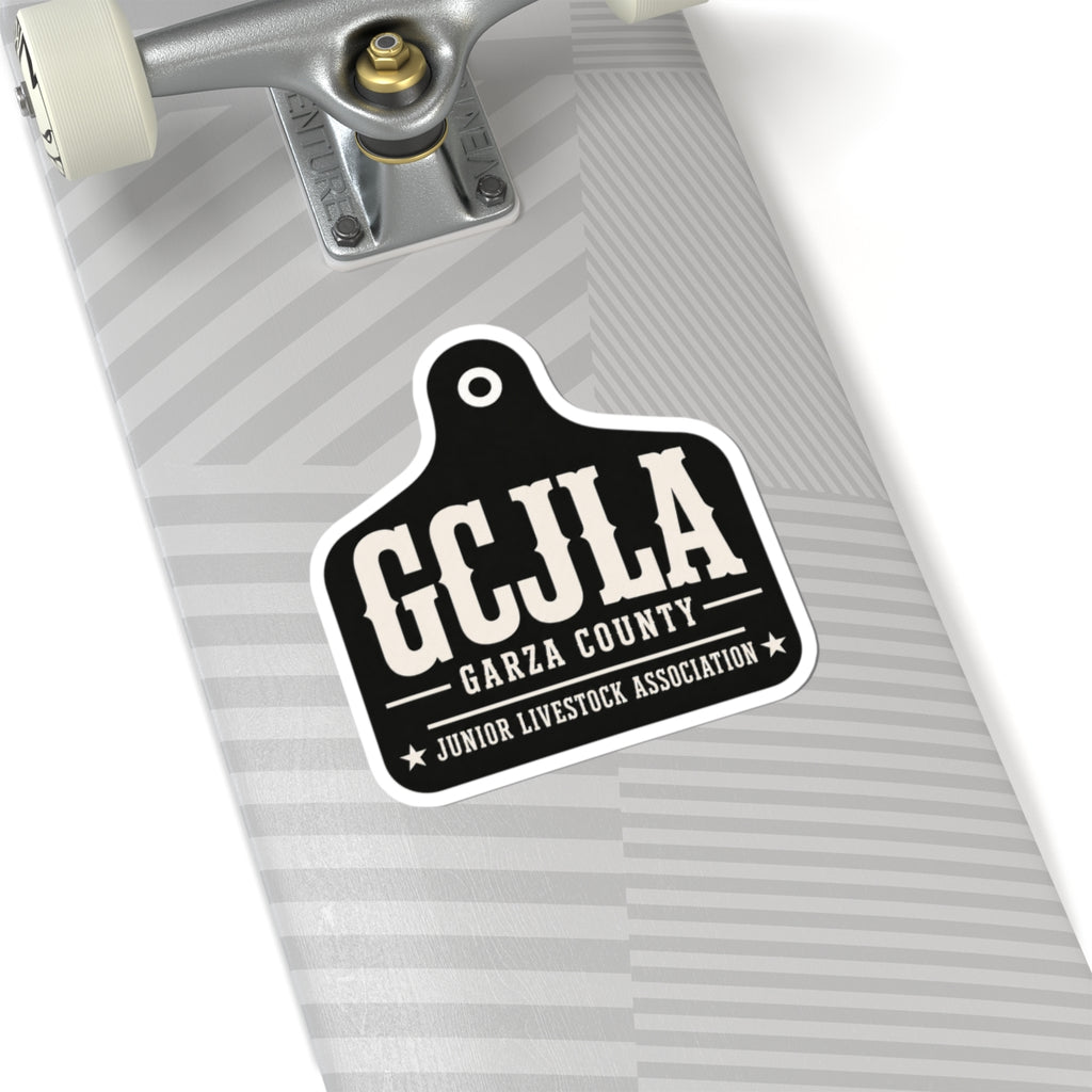 GCJLA Garza County Junior Livestock Association Sticker — Livestock Show Tag Kiss-Cut Decal