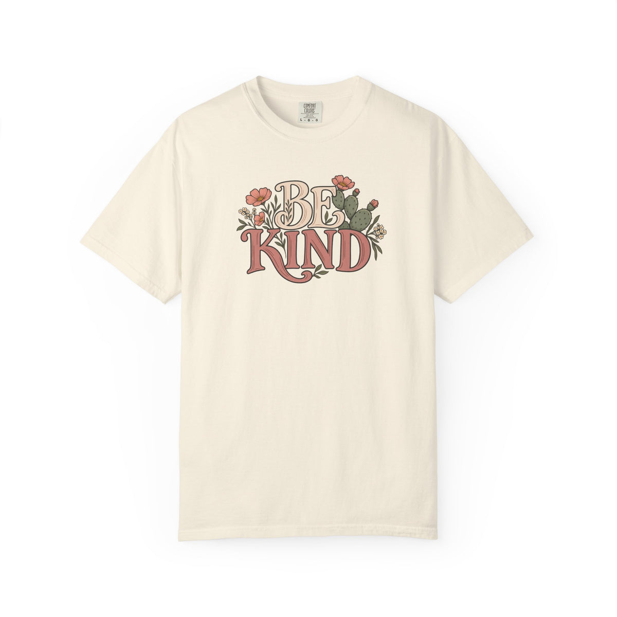Be Kind Floral T-Shirt — Vintage Floral Graphic Tee