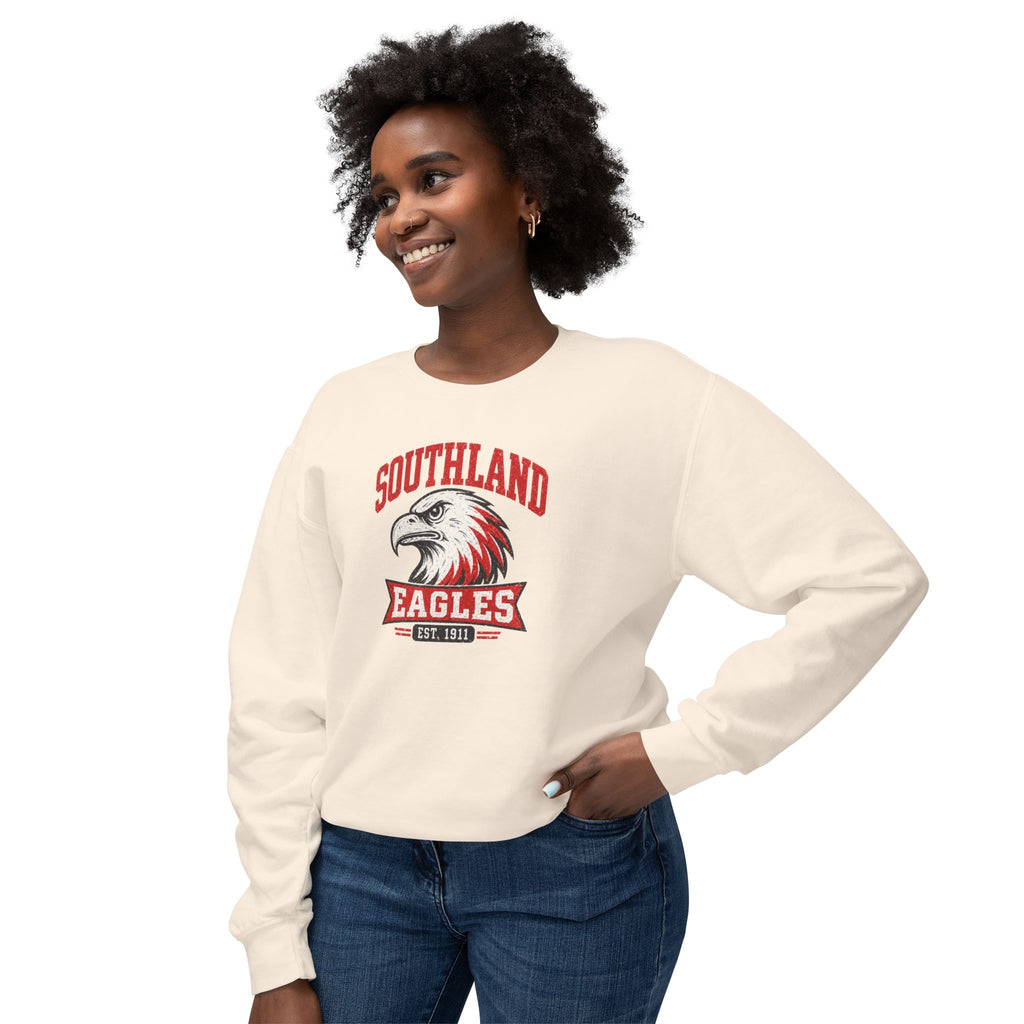Southland Eagles Crewneck Sweatshirt — Vintage Eagle School Spirit Pullover