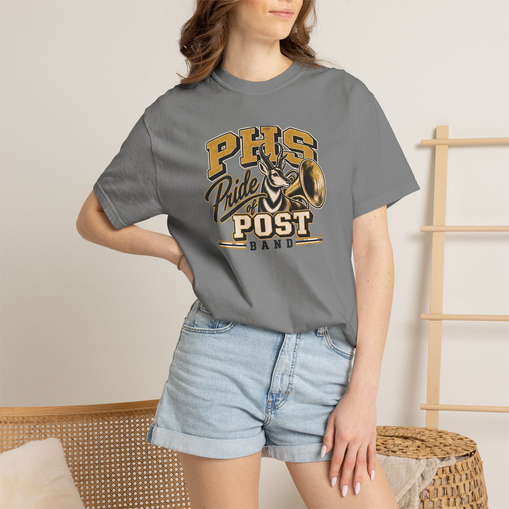 PHS Pride Post Band T‑Shirt — School Band Vintage Horn Tee