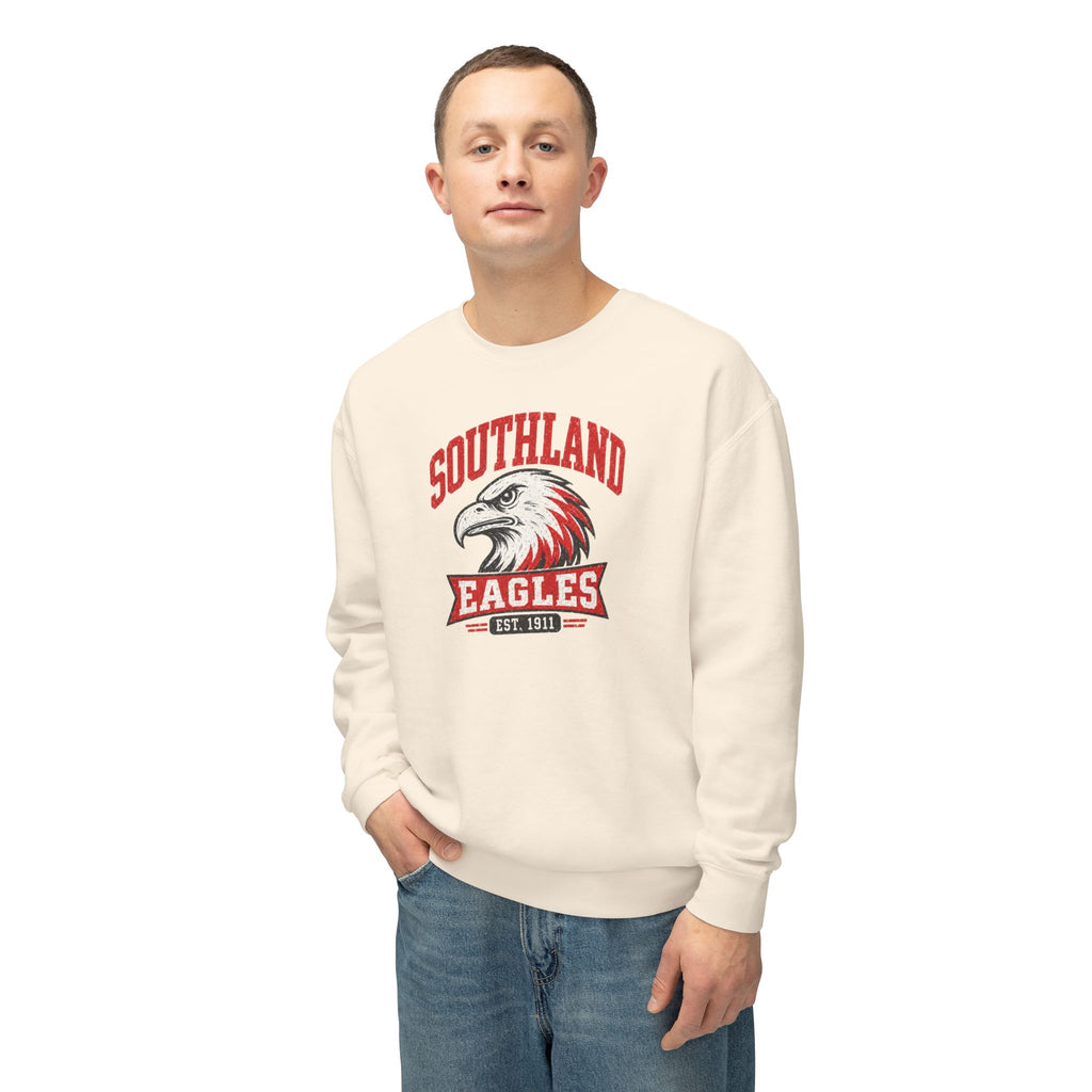 Southland Eagles Crewneck Sweatshirt — Vintage Eagle School Spirit Pullover