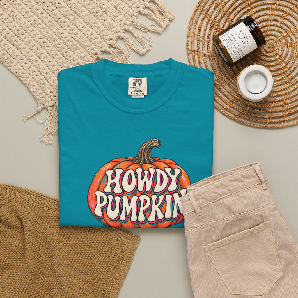 Howdy Pumpkin T-Shirt — Fall Western Graphic Tee